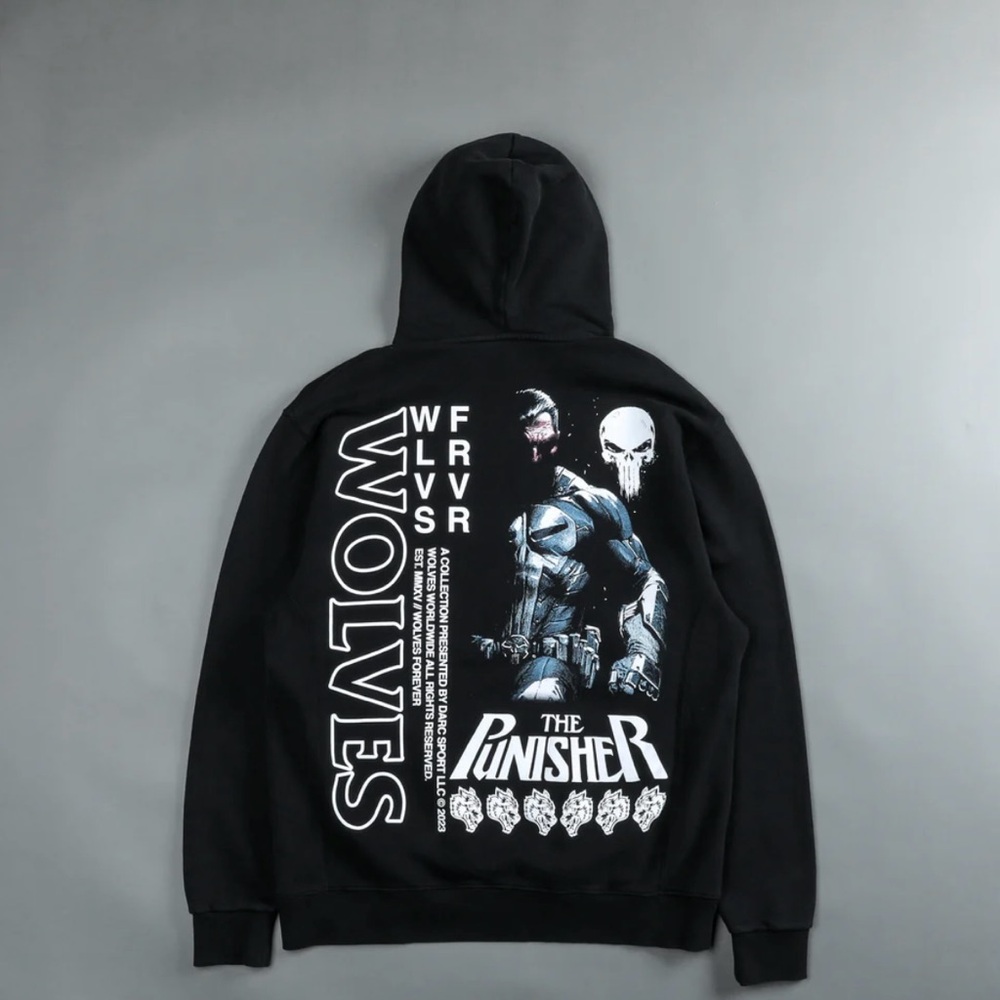 DARC SPORT X THE PUNISHER HOODIE “SHADOWS” SOLD OUT SIZE SMALL NEW